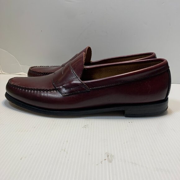 G.H. Bass & Co. Men\'s Burgundy Leather Penny Loafers main image 5